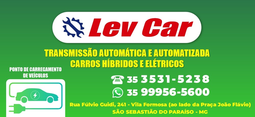 LEV CAR MECÂNICA E AUTO CENTER  - ESPECIALISTA EM TRANSMISSÃO AUTOMÁTICA EM SÃO SEBASTIÃO DO PARAÍSO